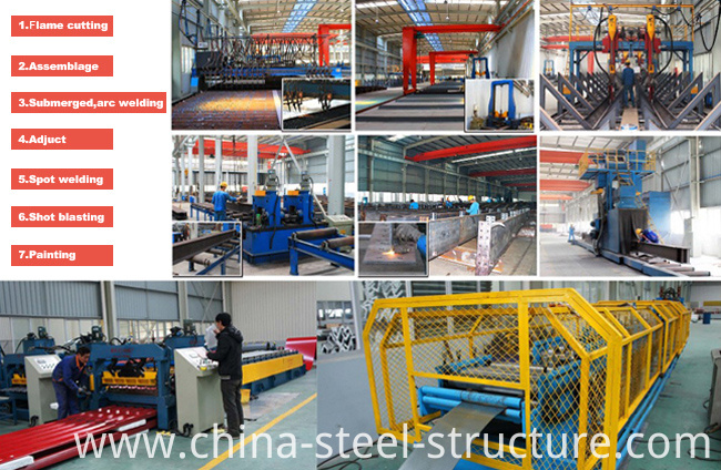 Construction Design Light Steel Structure as Prefab Hotel